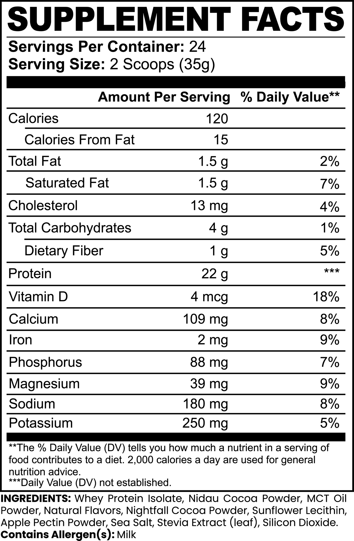 ELITE WHEY ISOLATE (Chocolate)